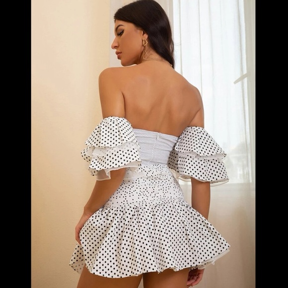 SHEIN | Polka Dot Mini Dress - Picture 3 of 6